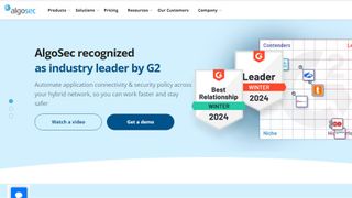 AlgoSec website screenshot.