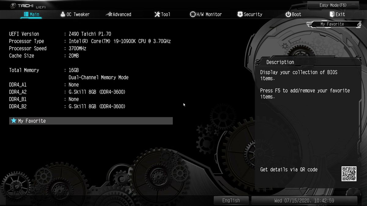 ASRock Z490 Taichi