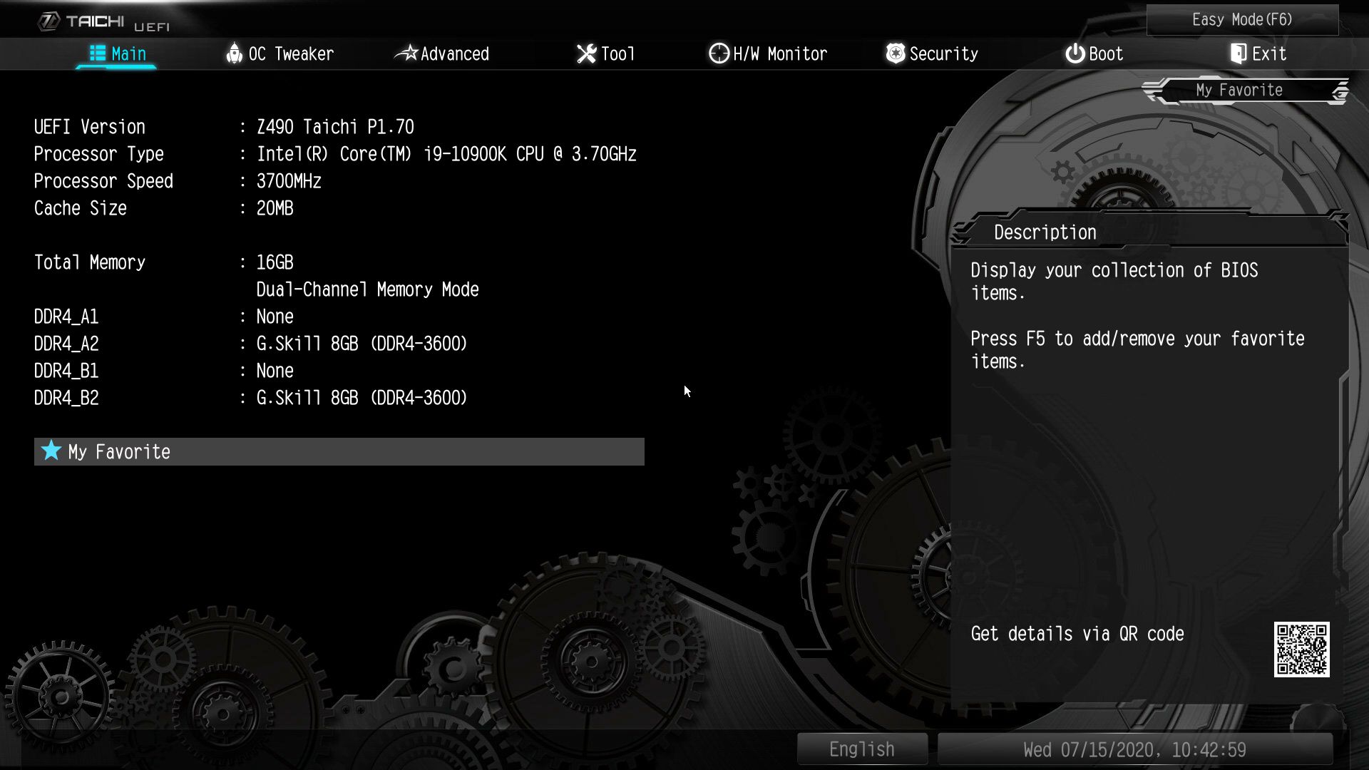 ASRock Z490 Taichi