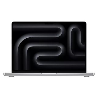 MacBook Pro M3 in silver against a white background.