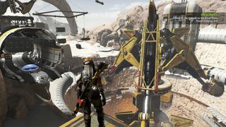 ReCore's overworld is impressively vertical, with lots of exploration opportunities.