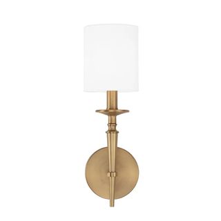 brass antique style wall sconce