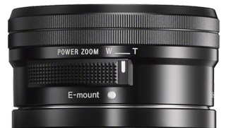The a5100's 16-50mm, f-3.6-5.6 zoom kit lens