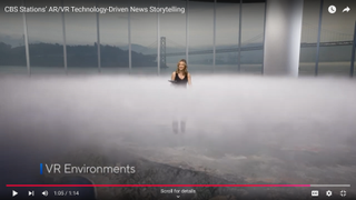 As part of an effort to make weather coverage more engaging, CBS owned stations in San Francisco developed an AR/VR platform that shows its meteorologist immersed in the city's famous fog. 