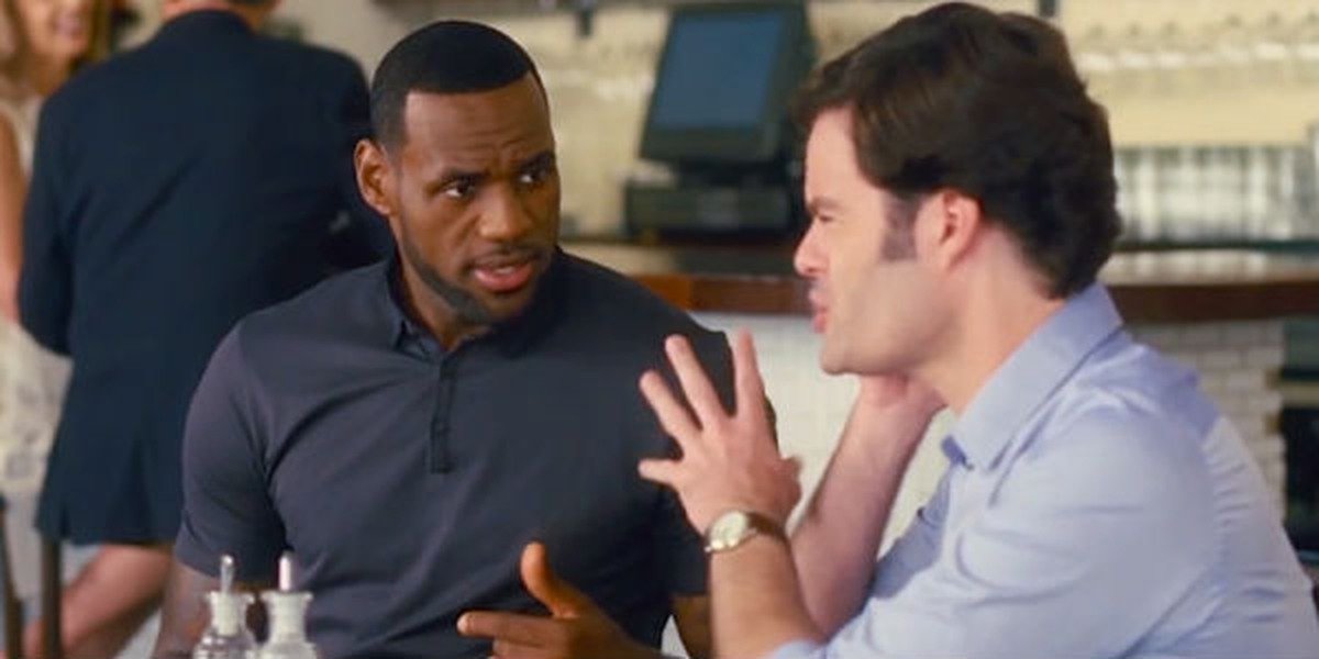 LeBron Jmaes in Trainwreck