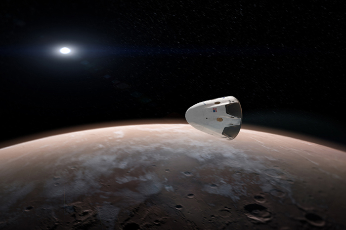 SpaceX Dragon concept art