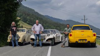 James May, Jeremy Clarkson and Richard Hammond are back for a European road trip.