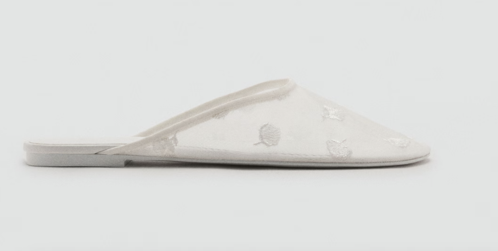 MANGO, Embroidered Mesh Shoes 