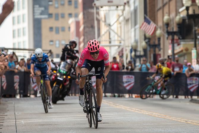 Alex Howes (EF Education First) en route to winning the title