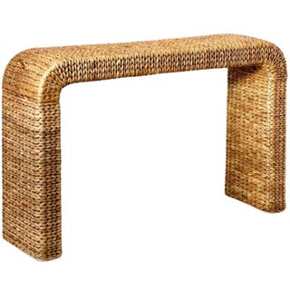 Shiffer Water Hyacinth and Pine Console Table - Threshold™ designed with Studio McGee