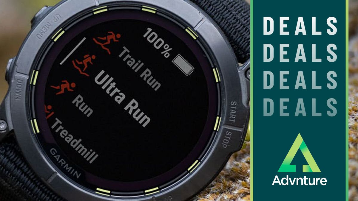 Close-up of Garmin Enduro 2 watch