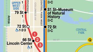 NYC subway map