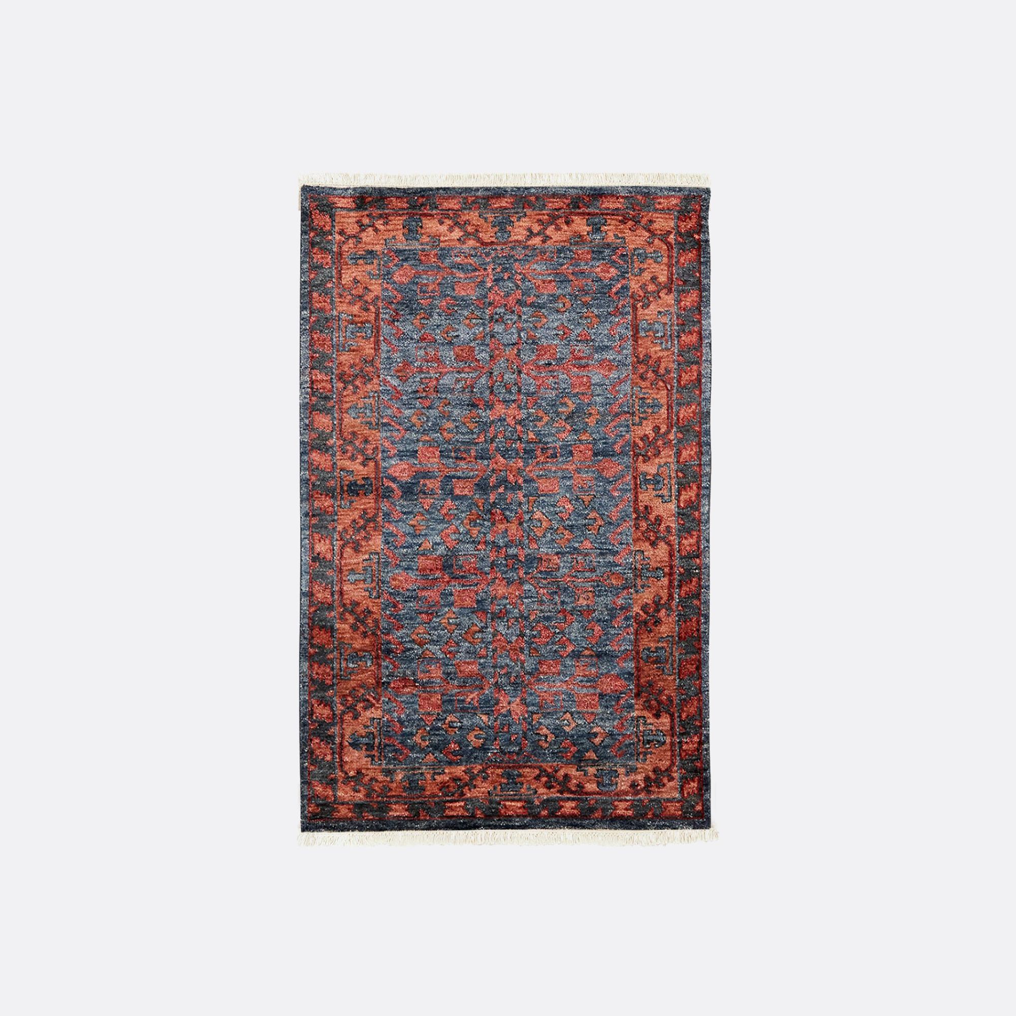 Muir Hand-Knotted Rug (Muir Blue) 3' x 5'