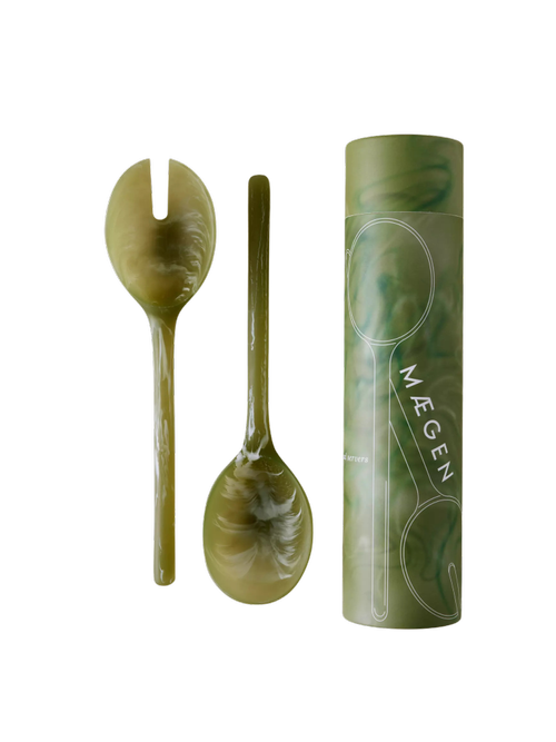 Maegen Resin Salad Servers