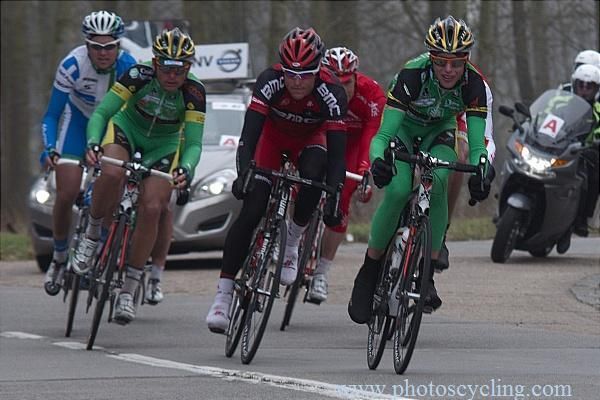 The cold northern European weather greeted the riders