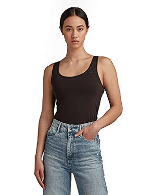 G-Star Raw Women's Basic Round Neck Tanktop, Black (black D07210-3310-990), L