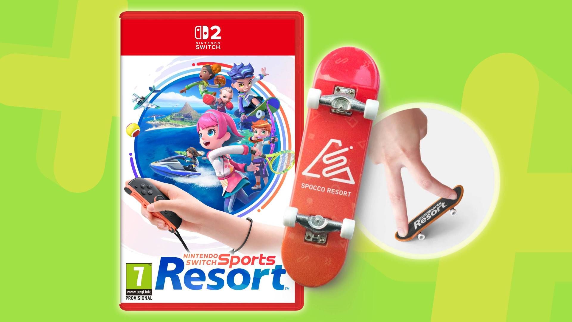Attention all millennials, the Nintendo Switch Sports Resort pre-order gift is a bonafide finger skateboard