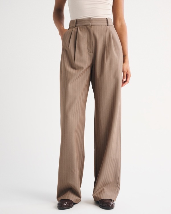 Curve Love A&amp;f Sloane Tailored Wide Leg Pant