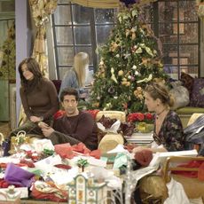 Friends Christmas episode scene