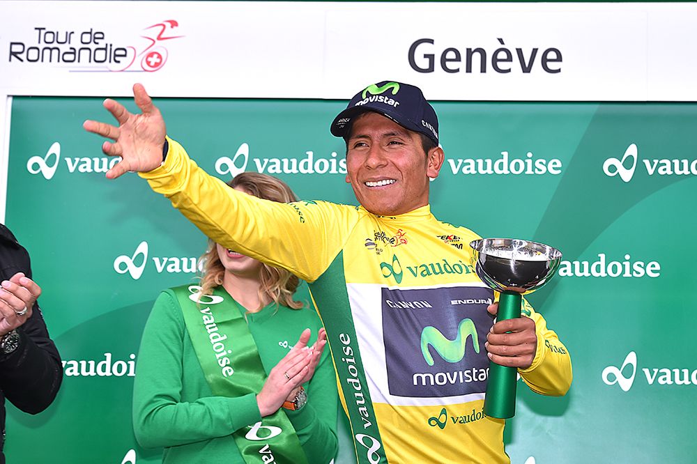 Nairo Quintana (Movistar) in Geneva.