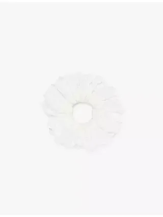 Baby Blumberg Embroidered Cotton Scrunchie