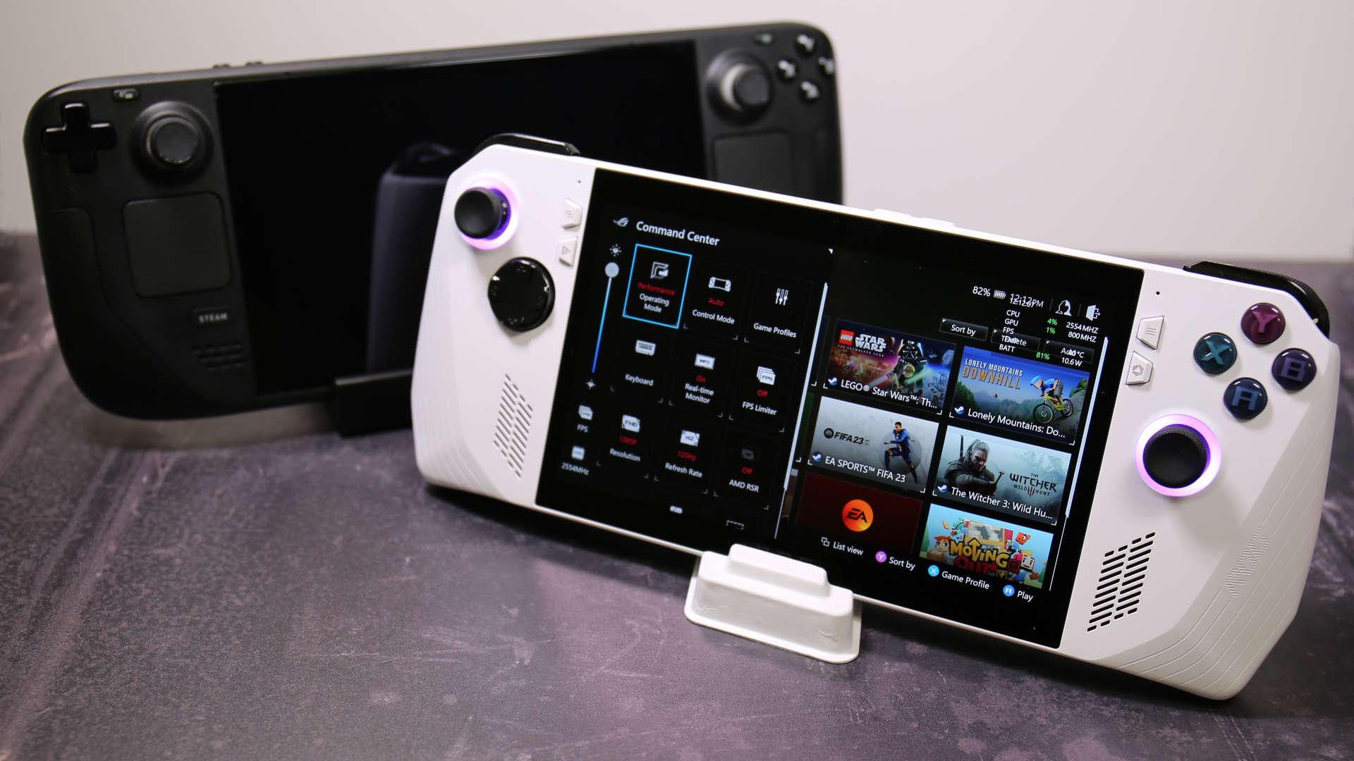 Steam Deck vs. Asus ROG Ally: Gaming Handheld Faceoff