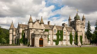 View of the Balmoral Castle in Aberdeenshire