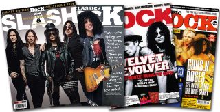 Slash on Classic Rock Magazine covers