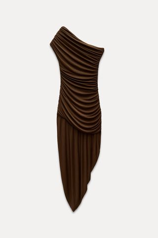 Draped Asymmetric Dress Zw Collection