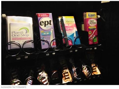 Pregnancy test vending machine 