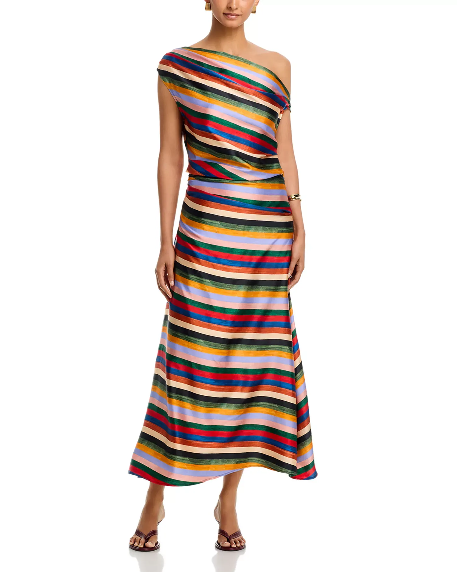 Phare Silk Blend Midi Dress
