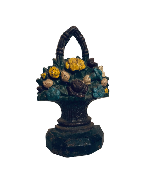 Cast Iron Bouquet Door Stop