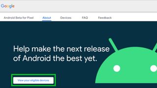 how to install android 13 beta 1 opt in homepage
