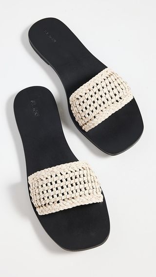 St. Agni Macrame Mesh Slides