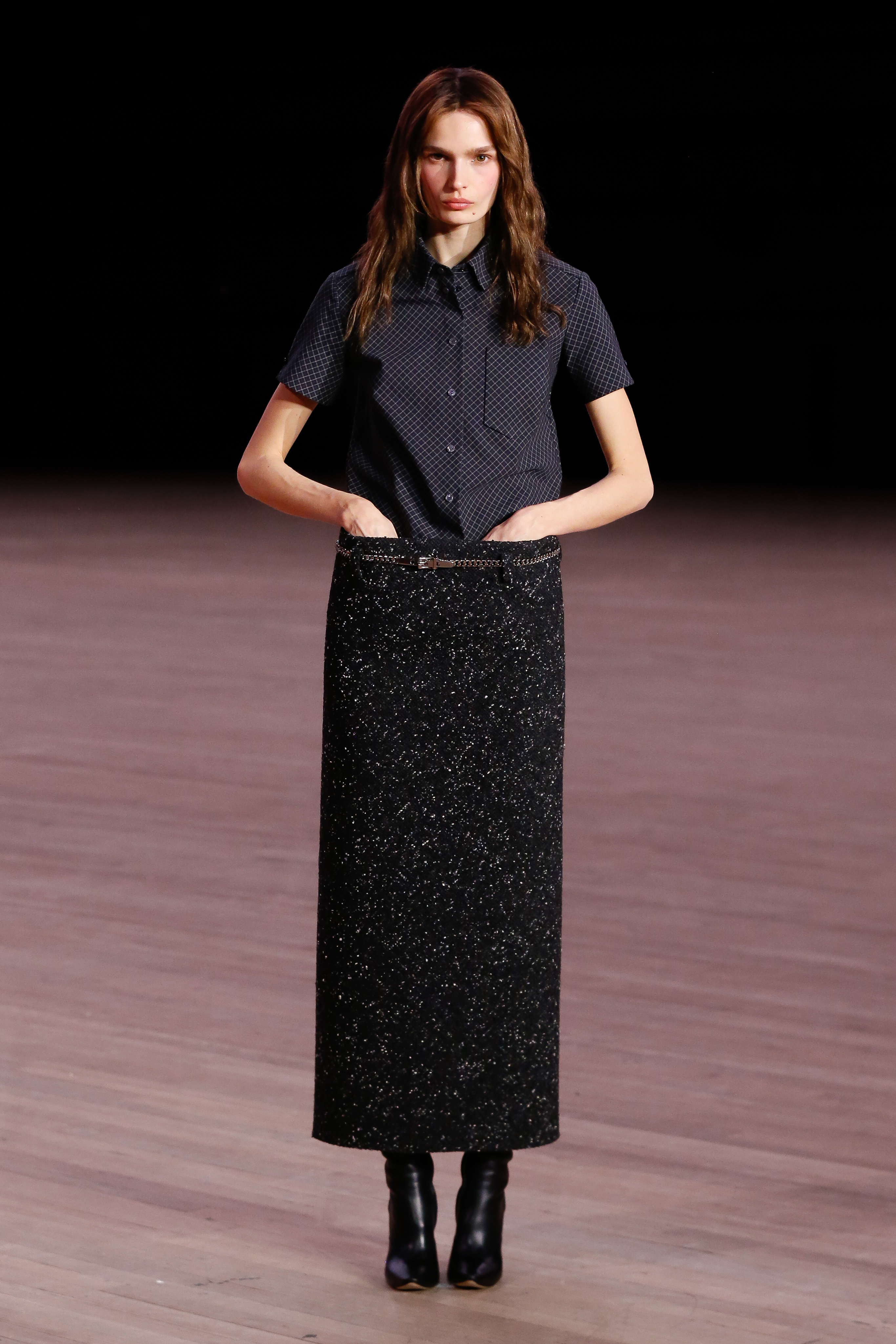 models wear the Marc Jacobs Fall 2026 runway collection at the Park Avenue Armory