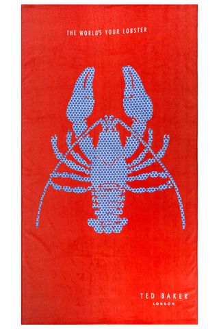 Lobster beach towel, £40, Ted Baker