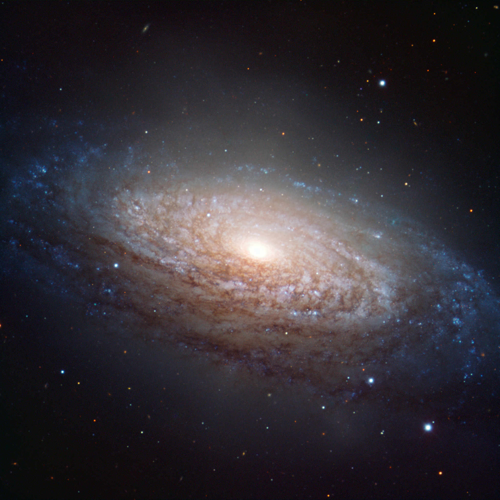 Spiral Galaxy NGC 3521 in the Constellation of Leo