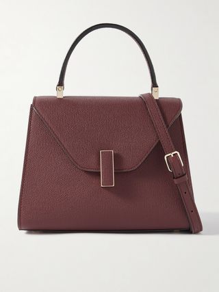 Iside Mini Textured-Leather Shoulder Bag