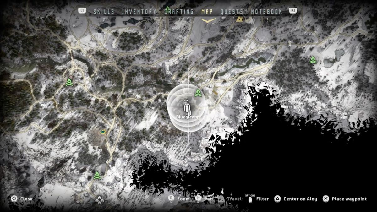 Horizon Zero Dawn Frozen Wilds bluegleam page 2 Horizon Zero Dawn