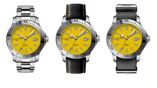 Christopher Ward C60 Trident 316L Yellow