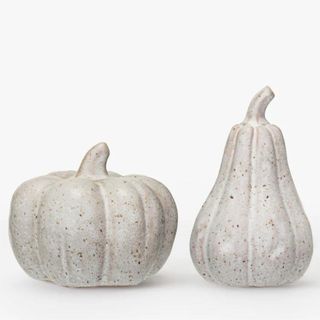 Glazed Stoneware Pumpkins