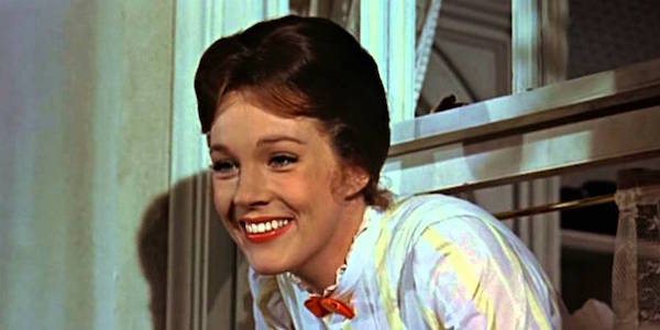 Julie Andrews as Mary Poppins