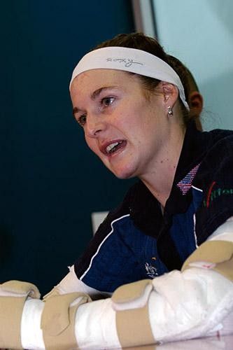 Yaxley is determined to once again race her bike