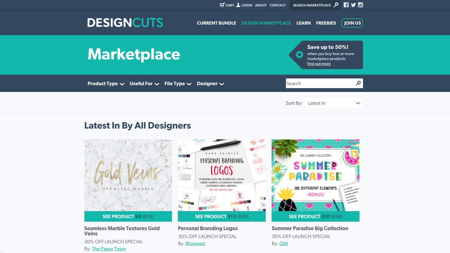 Sell your design online: Design Cuts