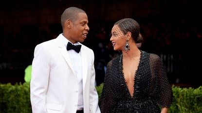 new york, ny may 05 jay z l and beyonce attend the charles james beyond fashion costume institute gala at the metropolitan museum of art on may 5, 2014 in new york city photo by mike coppolagetty images