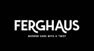 10 new free sans serif fonts: Ferghaus Sans