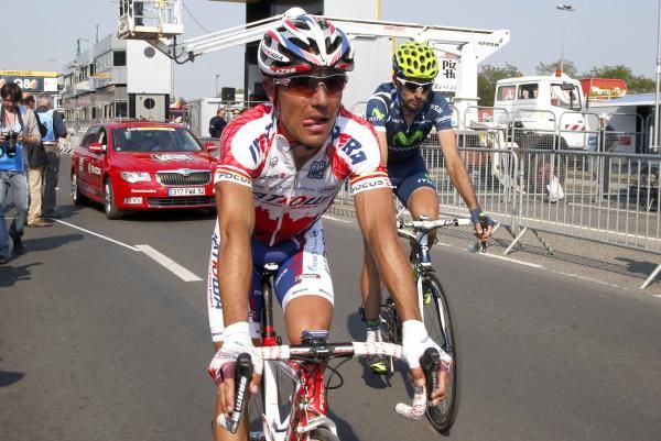 Joaquim Rodriguez (Katusha) made little impact at Liege-Bastogne-Liege.
