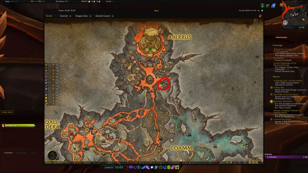 WoW Dragonflight Norzko location