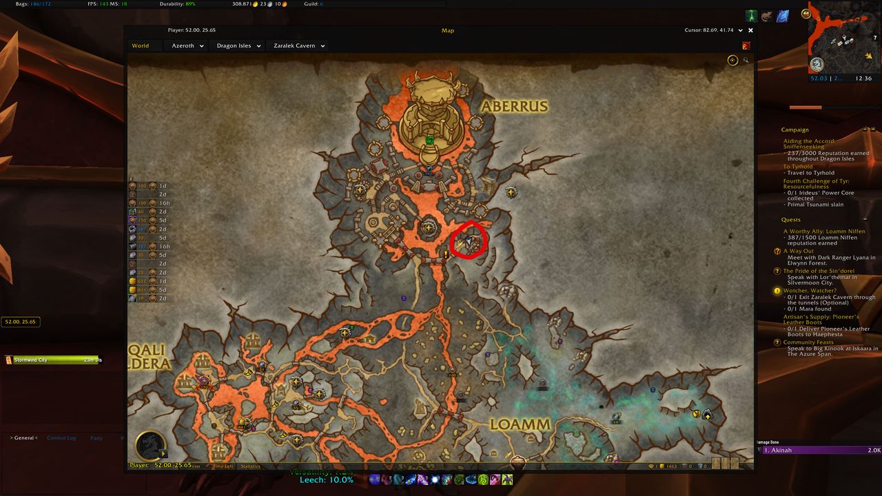 WoW Dragonflight Norzko location