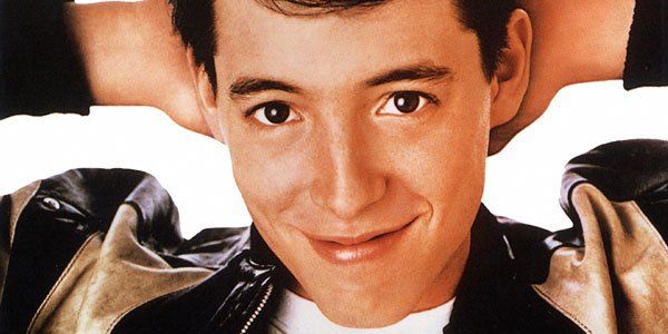 LEVLO Ferris Bueller’s Day Off Kosmetiktasche – Baumwoll-Leinen, 23x17 Cm, Mit „Save Ferris“-Druck